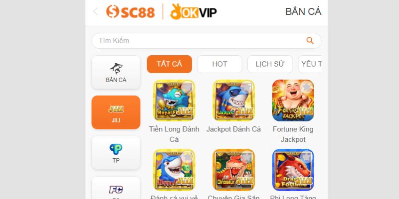 Bắn cá với giải thưởng khủng